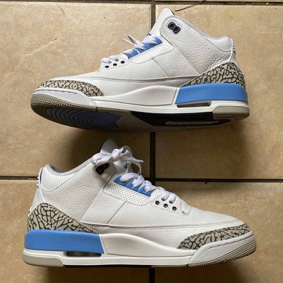 jordan 3 unc size 12